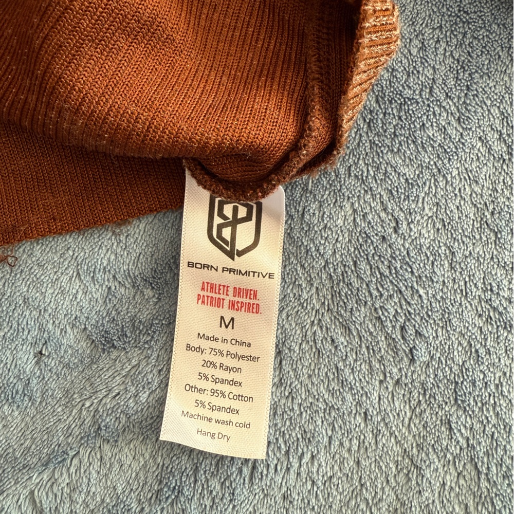 Born Primitive Brown Ribbed Pullover - Picture 3 of 5